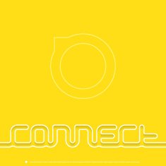 Connect - vector design template for book or CD cover