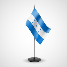 Table flag of Honduras