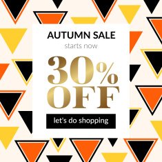 Autumn sale background with pattern N2