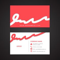 Abstract Business Card Template