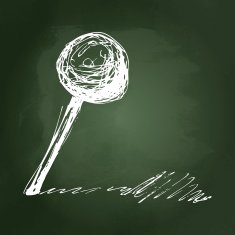 Sketch of a map pin