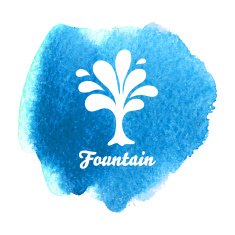 Creative tree vector logo design template