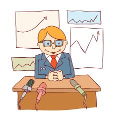 Businessman sucess vector illustration N2