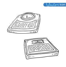 scales icon vector illustration N5