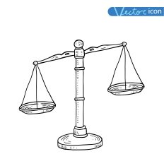 scales icon vector illustration N9