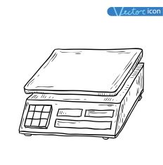 scales icon vector illustration N10