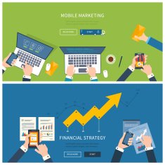 Concepts for financial report teamwork project management and application development