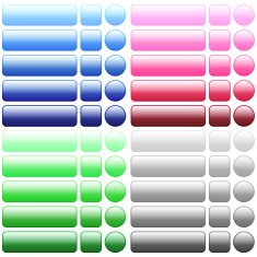 Color blank web buttons