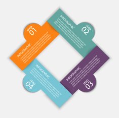 Vector colorful info graphics for your business presentations N11