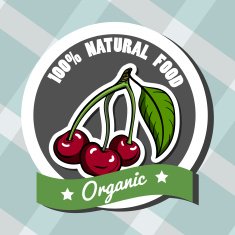 Label With Cherry