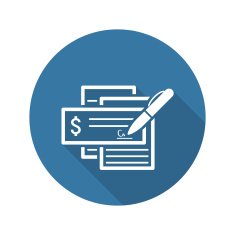 Document Flow Icon Flat Design