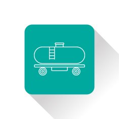 Railroad tank vector icon N2
