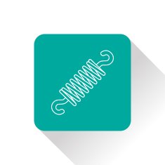 Vector icon of spring N2
