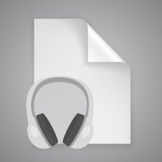 Paper symbol headphones N2