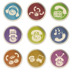 Communications and phone icons