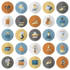 business and finance icon set N20
