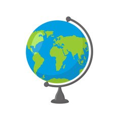 School Globe - model of Earth Model celestial sphere