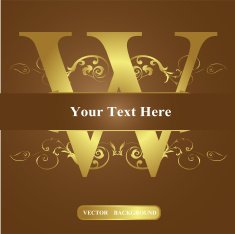 Vector of Letter in the old vintage style ABC concept N6