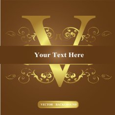 Vector of Letter in the old vintage style ABC concept N7