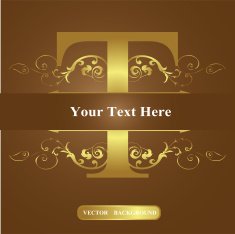 Vector of Letter in the old vintage style ABC concept N9