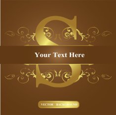 Vector of Letter in the old vintage style ABC concept N10