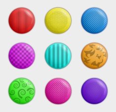 color badges collection