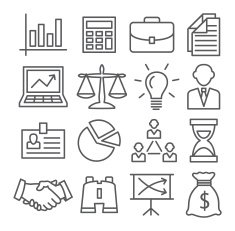 Business Line Icons