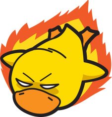 FLYING DUCK VECTOR CARTOON 62