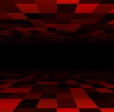 Perspective checkered surface N2