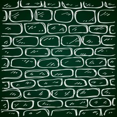 Simple doodle of a brick pattern