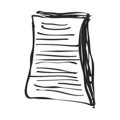 Simple doodle of a page N2