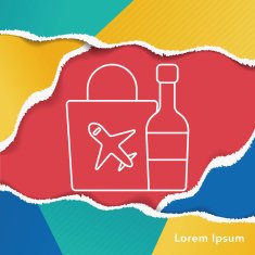 duty free line icon