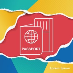 passport line icon N2