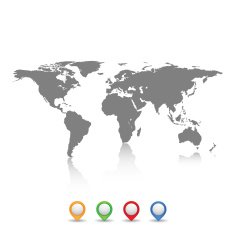 Map vector illustration