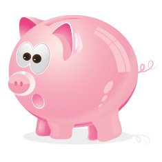 Piggy Moneybox pink