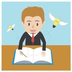 Business thinking idea