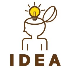 idea bulb in human head Concept