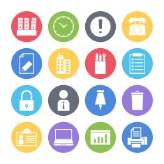 office icons set
