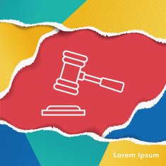 gavel line icon N2