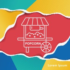 shopping cart line icon N5