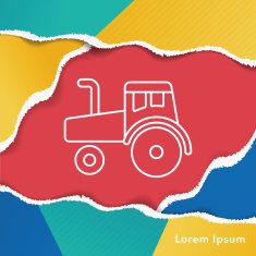 cargo truck line icon N3