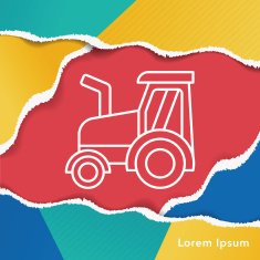 cargo truck line icon N4