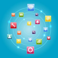Flat Icons with shadow N2