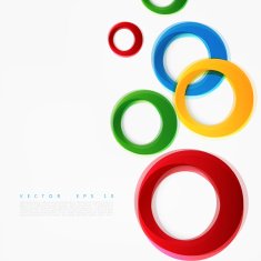 Vector colorful circle N2
