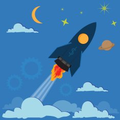 Rocket Start Up Launch New Businesses Innovation