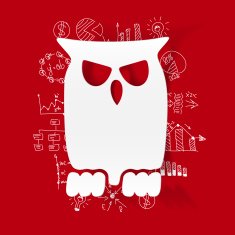 Drawing business formulas owl N3