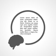 brain and circle