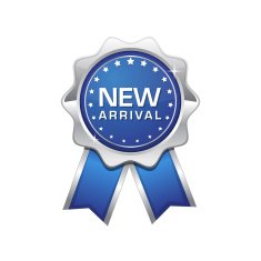 New Arrival Blue Vector Icon Design