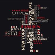 STYLE word cloud concept N3