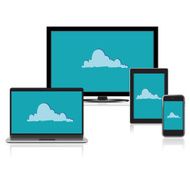 Cloud Computing concept background Vector illustration N2